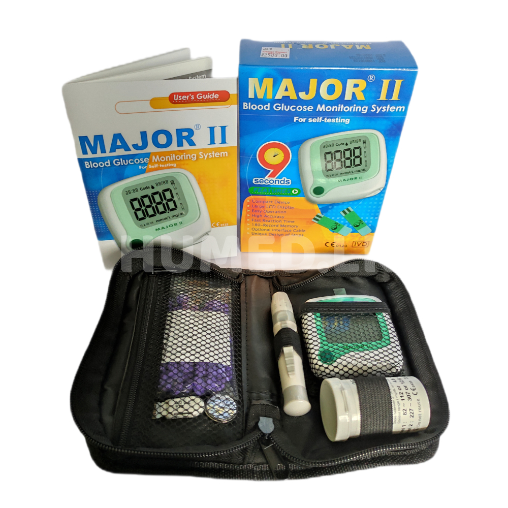 major 2 blood glucose monitoring system