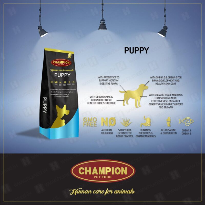 champion puppy dog food 3kg